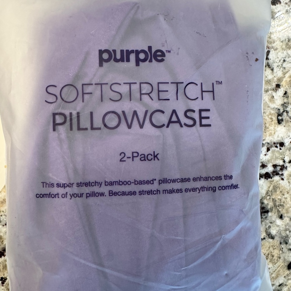 Purple SoftStretch Pillowcase 2-Pack - Purple
